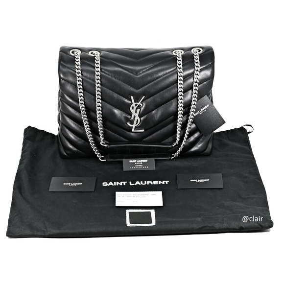 Saint Laurent Medium Monogram Loulou Leather Bag - Picture 5 of 7